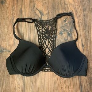 Xhilaration Black Swim Top